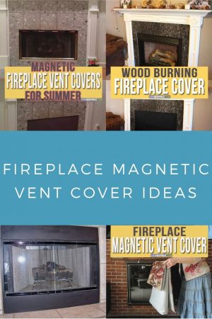 Fireplace Magnetic Vent Cover Ideas