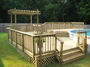 Above Ground Swimming Pool Deck Ideas