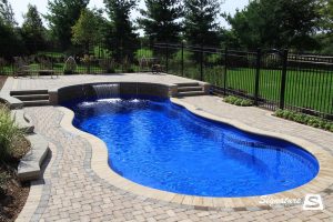 Paver Coping for a Swimming Pool