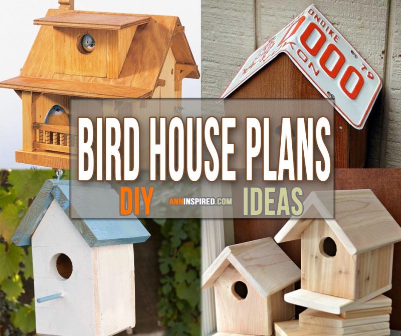 10 Easy DIY Bird House Plans | Ann Inspired