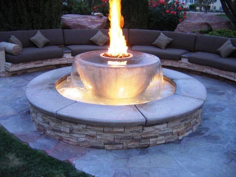 diy propane fire pit table