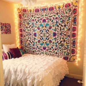 Dorm Rooms with Tapestry