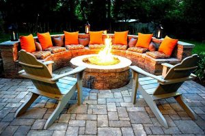 Outdoor Patio Furniture with fire pit