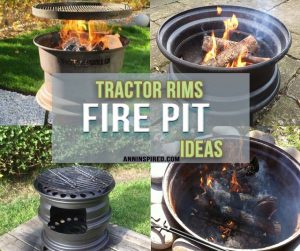 Old Tractor Rims Fire Pit