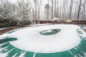 How to Keep Pool Cover from Snow