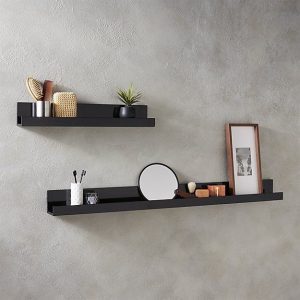 Piano Black Shelves