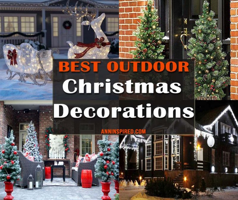 15 Best Outdoor Christmas Decorations | Ann Inspired