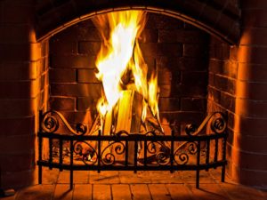 Brick Fireplace Cleaning